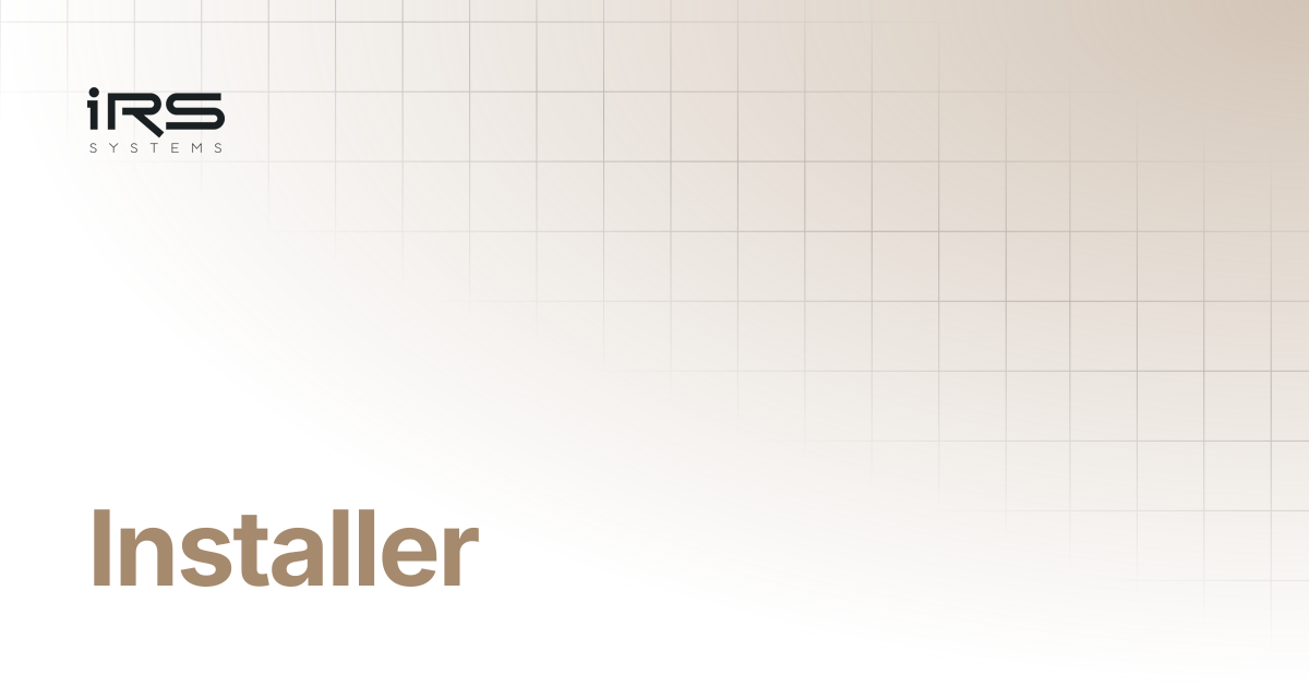 Installer | Report Analyzer | IRS DOCS